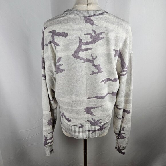 Rails Ramona Stone Camo Relaxed Sweater Medium Comfy Lightweight French Terry - Picture 5 of 10